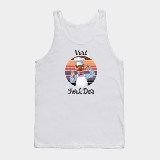 vert der ferk retro COLOR Tank Top